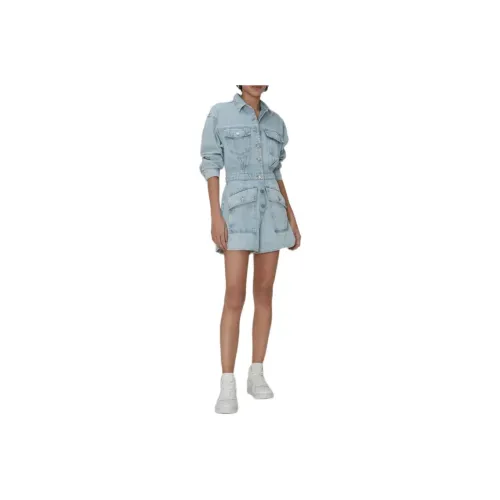 7 FOR ALL MANKIND Jumpsuit Women's Blue