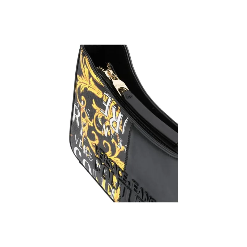 VERSACE JEANS COUTURE Pu Handbag, Shoulder Bag Regular Women's Black-2