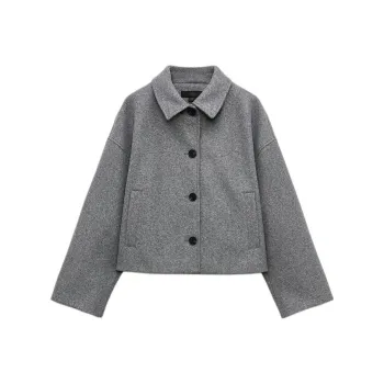 ZARA ZW Series Jacket Women's Gray