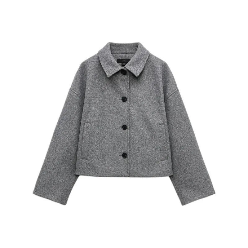 ZARA ZW Series Jacket Women's Gray-0