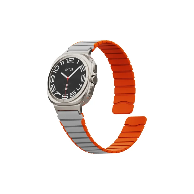 ZHENGGUANG Two Tone Collection Watch Band Samsung Compatibility Silicone Material-1