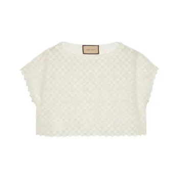 GUCCI T-Shirt Women's Ivory White
