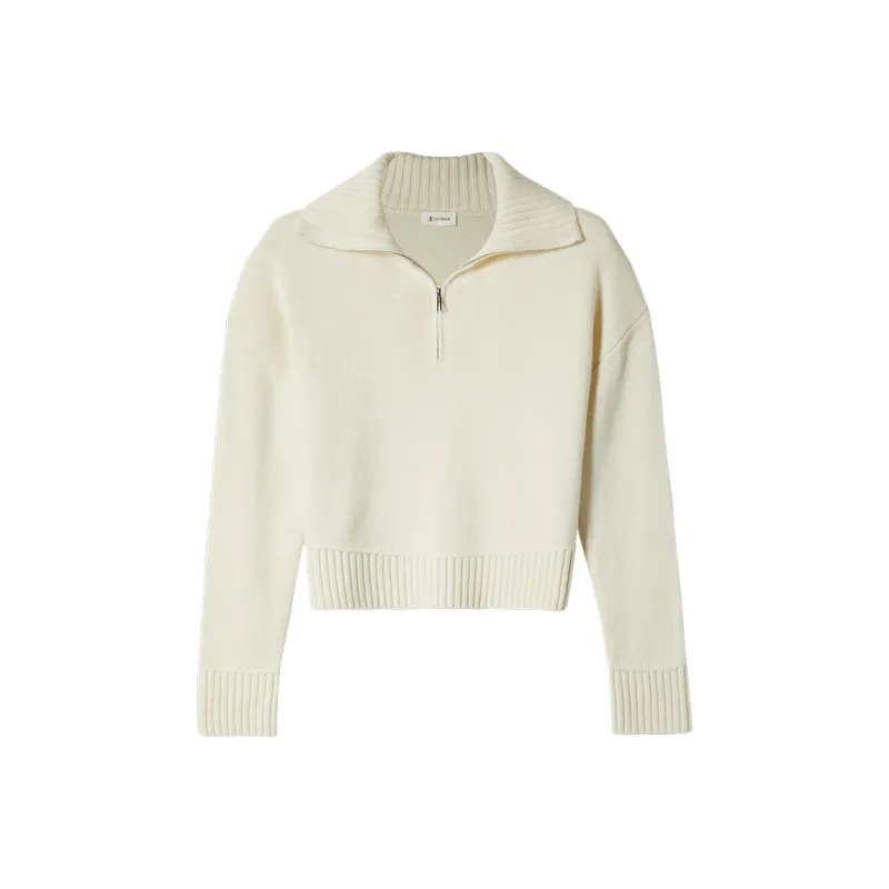 LILIXIUKE Wool Cashmere Blend Sweater Knitwear Women's-2