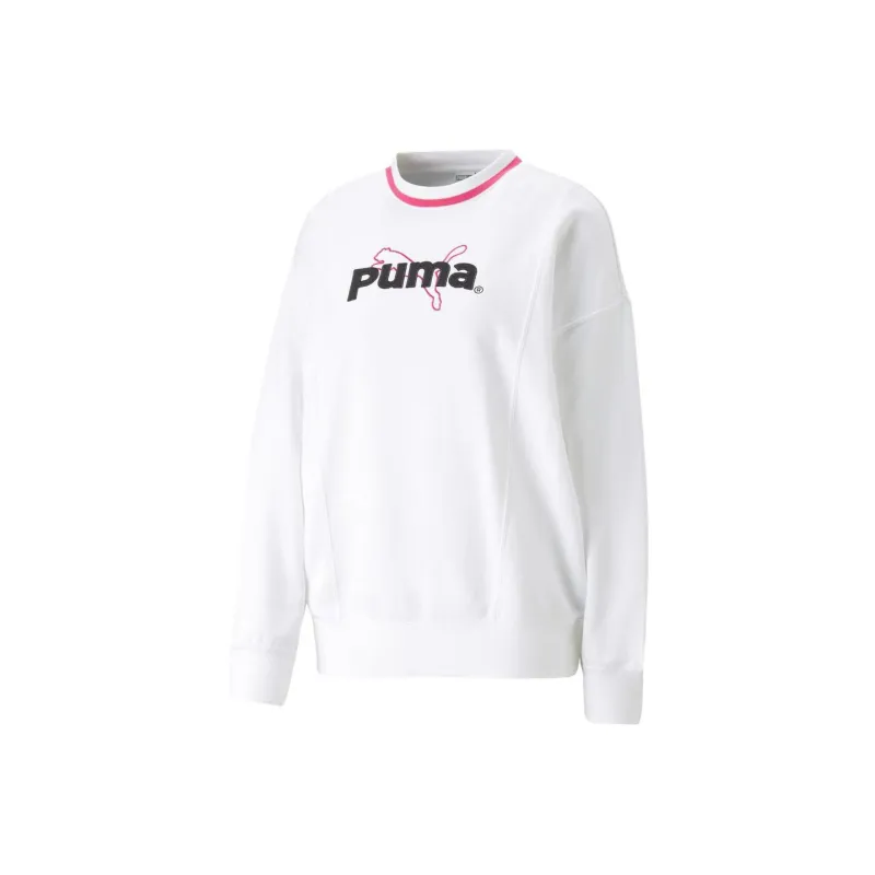 PUMA TEAM Sweatshirts Women's White-0