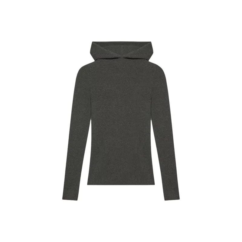 ARITZIA Babaton Calypso Sweater Knitwear Women's Heather Charcoal/Stone Phoebe Zhennan Charcoal-0
