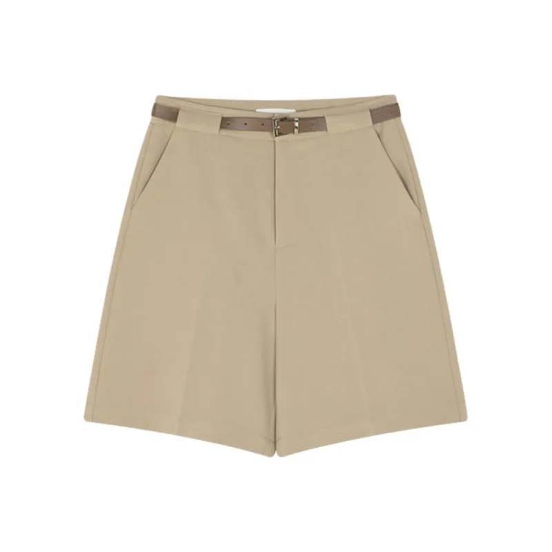 Mo Han Yi Mei Casual Shorts Women's Khaki-4