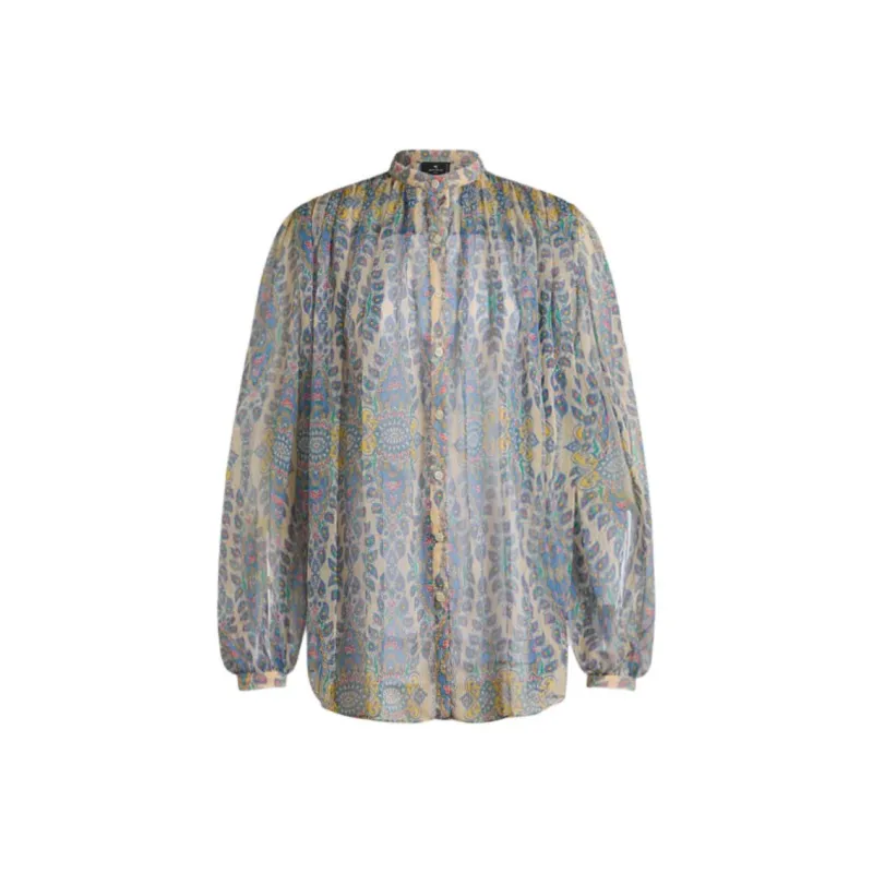 ETRO Floral Printed Long Sleeved Shirt-0
