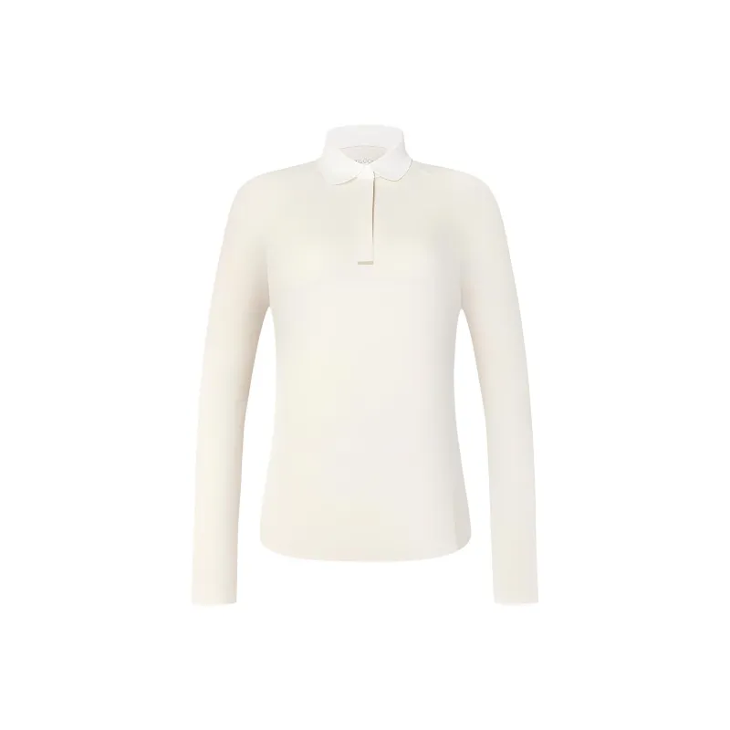 FILA Golf Series Polo Shirt Women's Zhimibai White-0