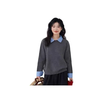 Flowers In Water Knitwear Women's Gray