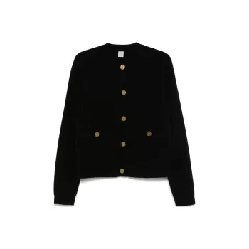TOTEME Long Sleeved Crewneck Knitted Cardigan