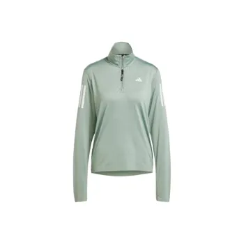 Adidas Free Shipping With AdiClub Own The Run Half Zip Jacket