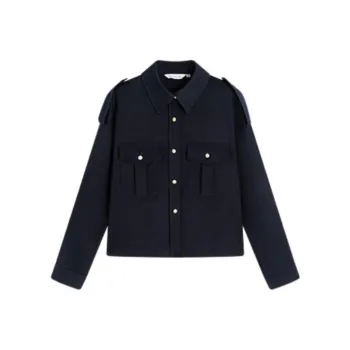 Famanxuan Shirt Women's Black Navy Blue