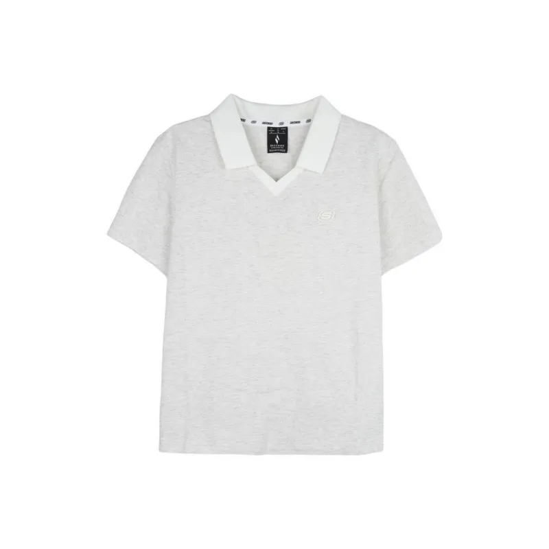 Skechers Sports Alliance Series Polo Shirt Women's Light Heather Gray 0248-0