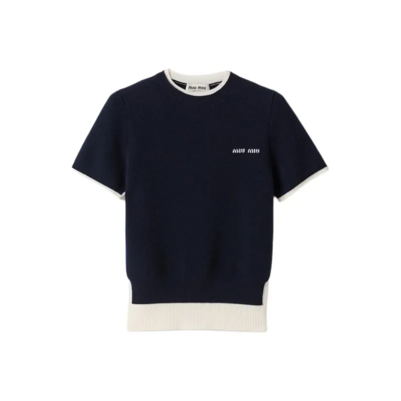 MIU MIU Crew neck T shirt-0