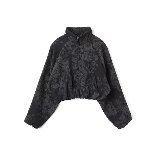 Nike Oversized Jacquard Track balmain jacket 'Black/Anthracite/Black'