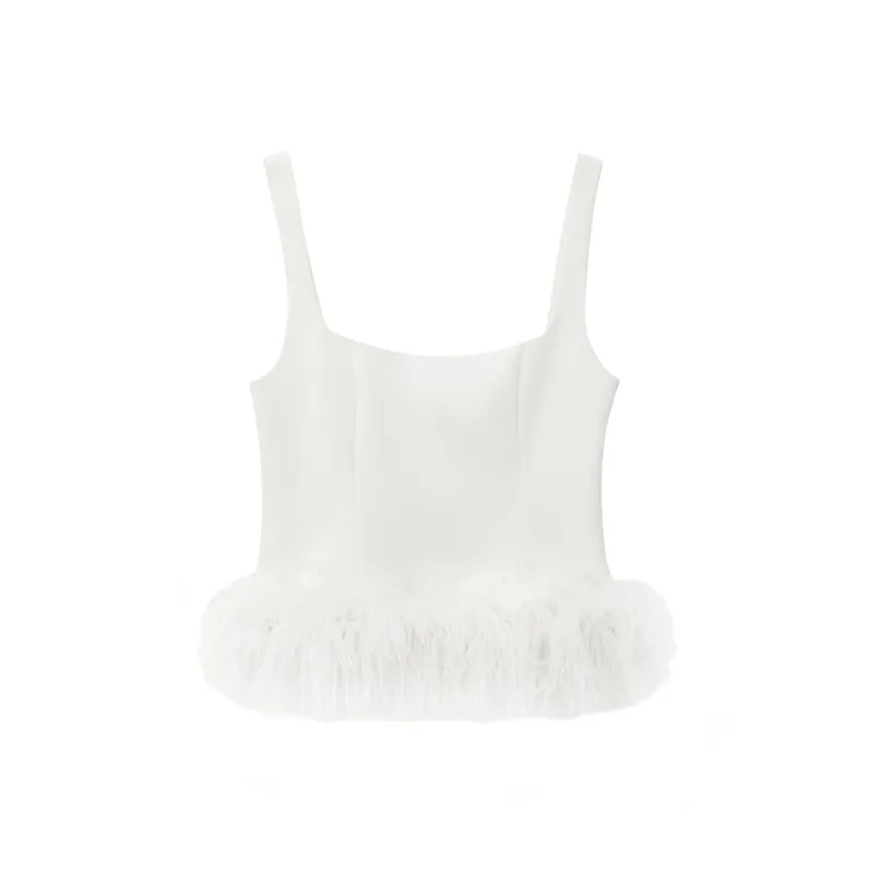 ONE SHALLOW Tank Top Women's White-1