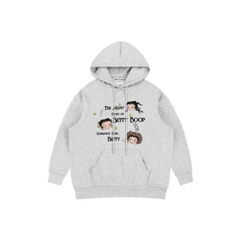BETTY BOOP Sweatshirt Unisex Heather Gray