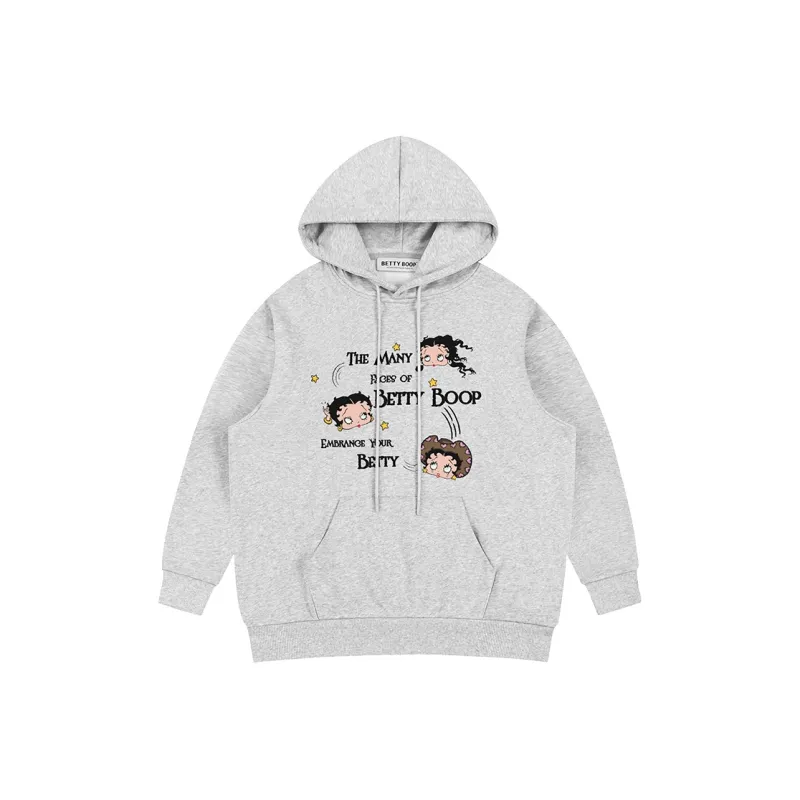 BETTY BOOP Sweatshirt Unisex Heather Gray-0