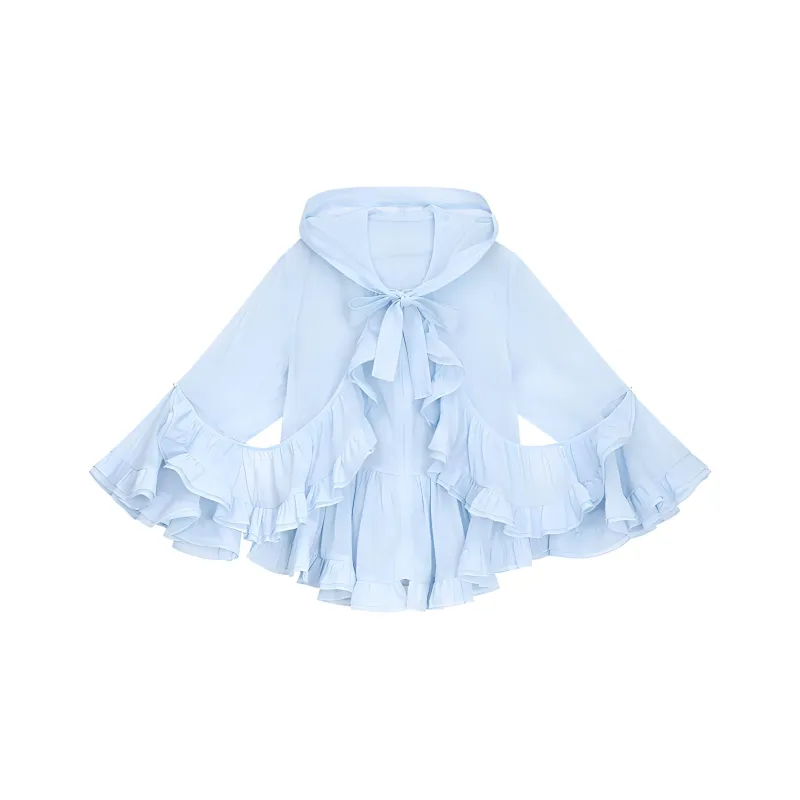 Susan Fang X Victoria's Secret SUSAN FANG Co branded Model Jackets Women's Pure Love Blue-0