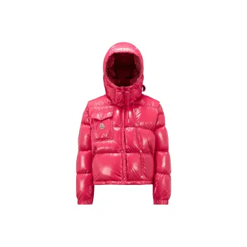 Moncler Karakorum Ripstop Short Down Jacket Fuchsia I