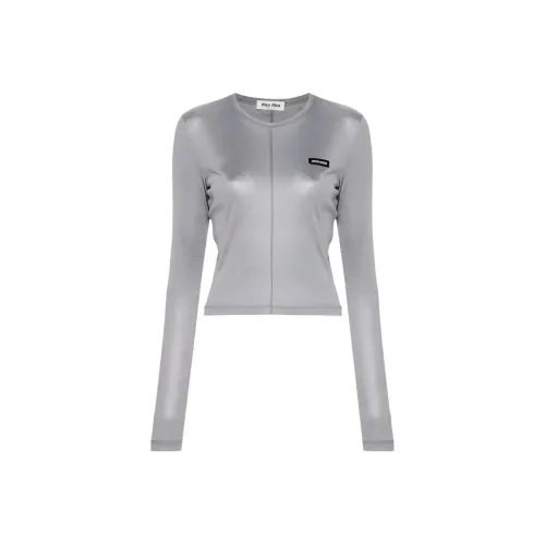 MIU MIU stepping Coats Women's Gray