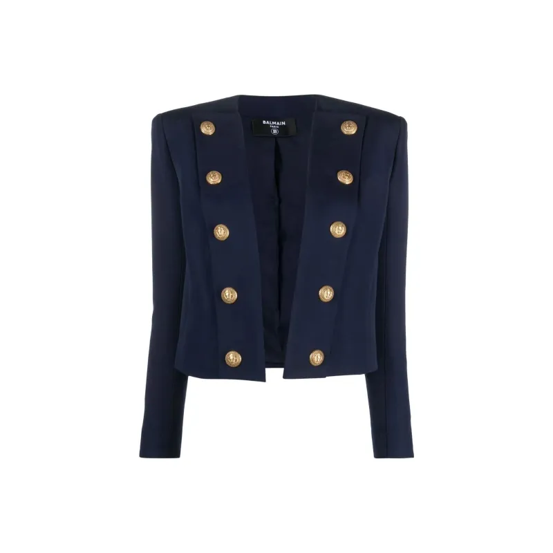 BALMAIN Jackets Women's Marine Blue-0