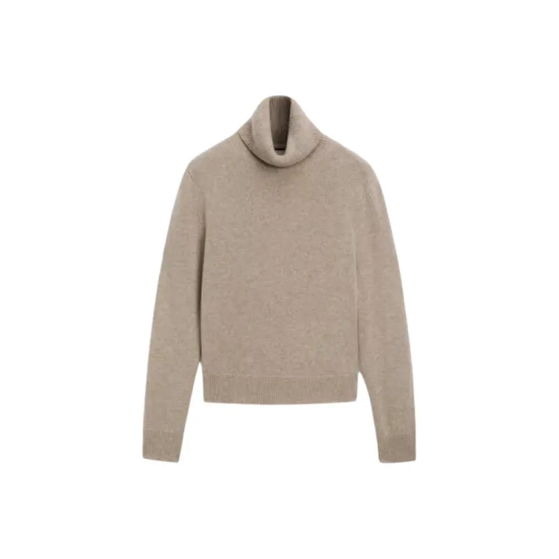 Massimo Dutti Cashmere Sweater Women's Gray Brown-0