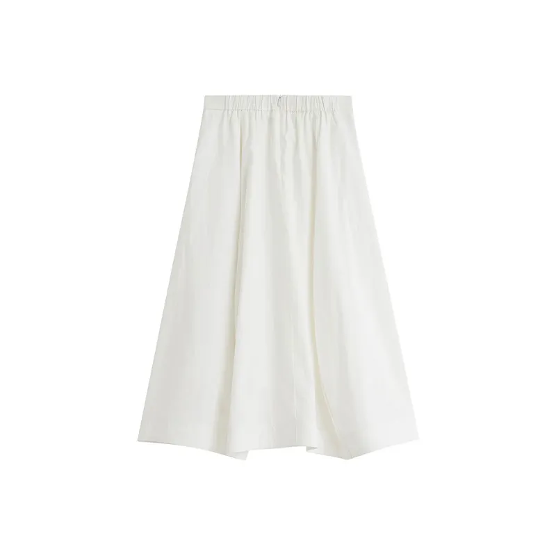 Inman Casual Short Skirts Women's Pearl White-1