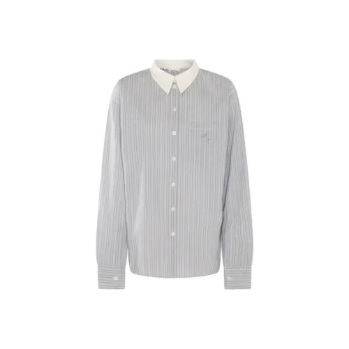 Acne Studios Stripe rib Buttoned Comme shirt
