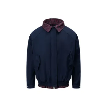 VINMUK Jackets Unisex Navy Blue