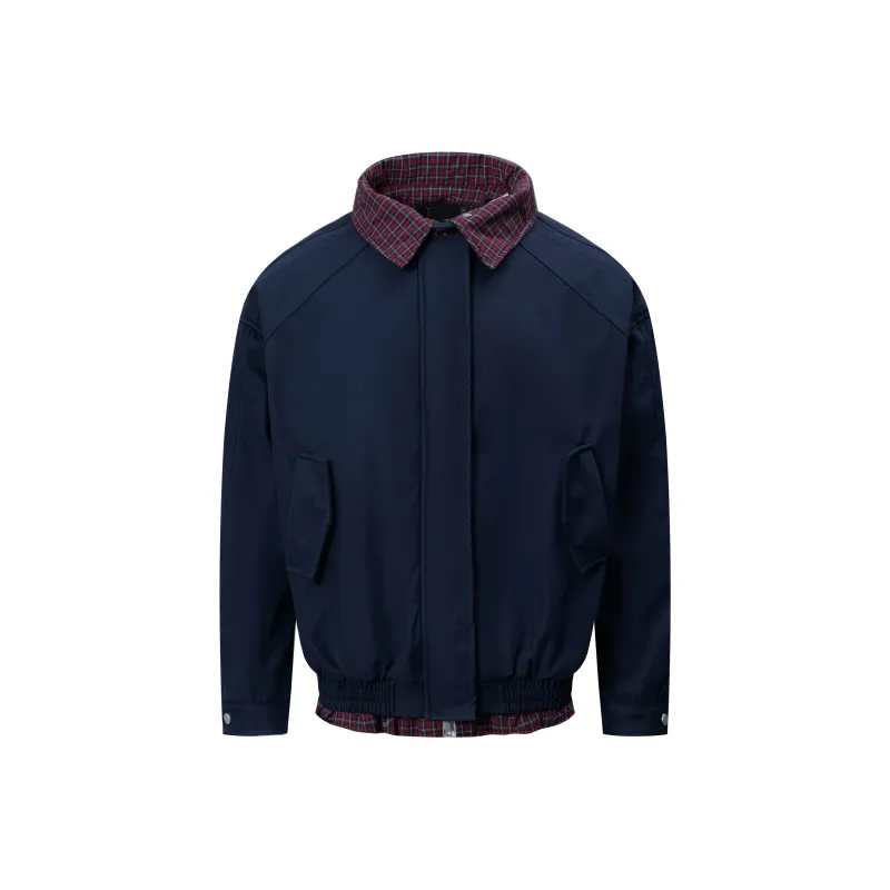 VINMUK Jackets Unisex Navy Blue-0