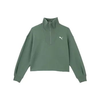 PUMA HER Sweatshirt Women's Light Green Gray