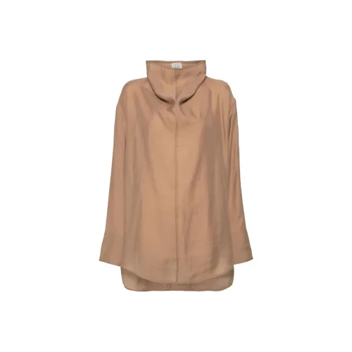 TOTEME Funnel neck Organza Blouse