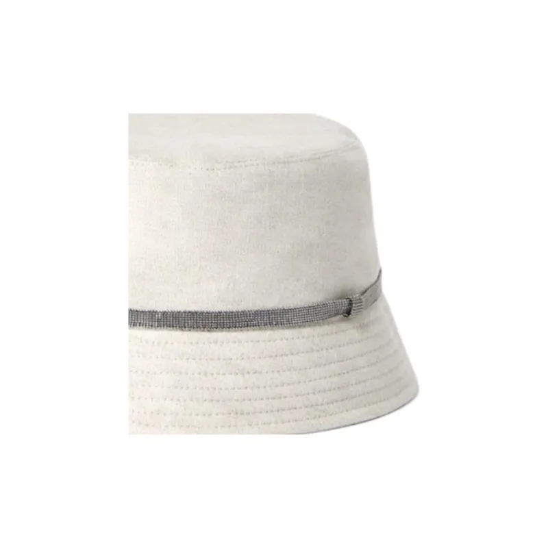 Brunello Cucinelli Monili embellished Bucket Hat-1