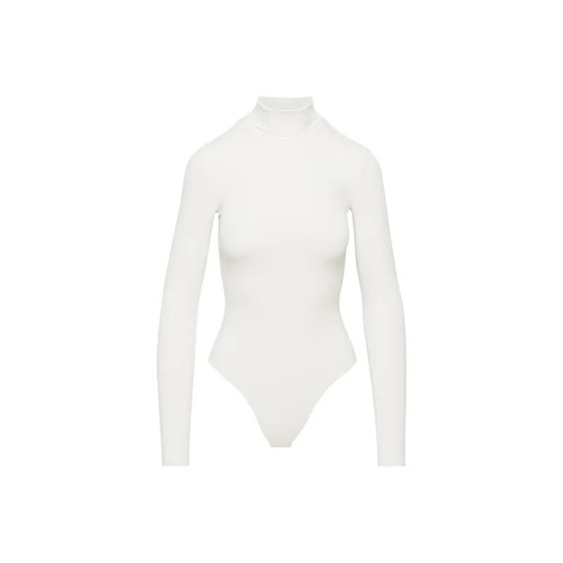 ARITZIA Contour Turtleneck Lonasleeve Bodysuit Bodysuits Women's Light Birch/Light Birch-0