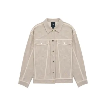 LI NING 1990 Jackets Women's Light Milk Umber