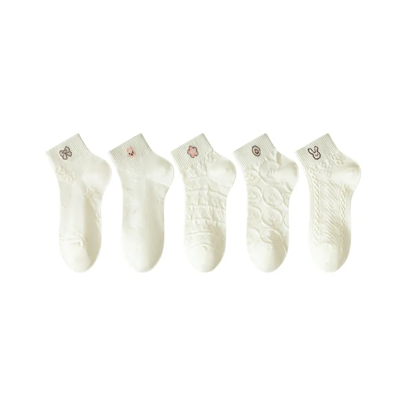 MIIOW Ankle Socks Women's 5 Pack-10
