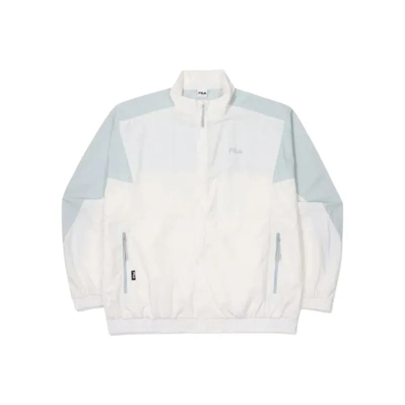 FILA Block Jackets & Coats Women's Cream/Light Gray-0