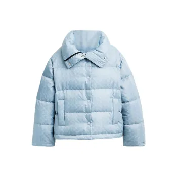 COACH FW24 Down Jacket Women's Light Blue