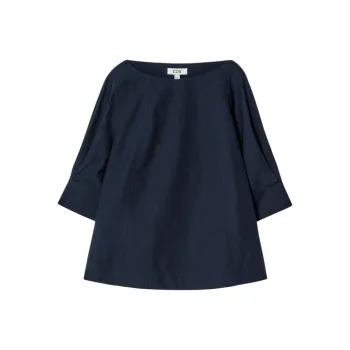 COS Shirts Women's Navy Blue