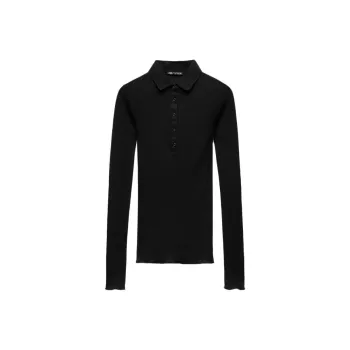 ZARA Regular T-Shirt Women's Black