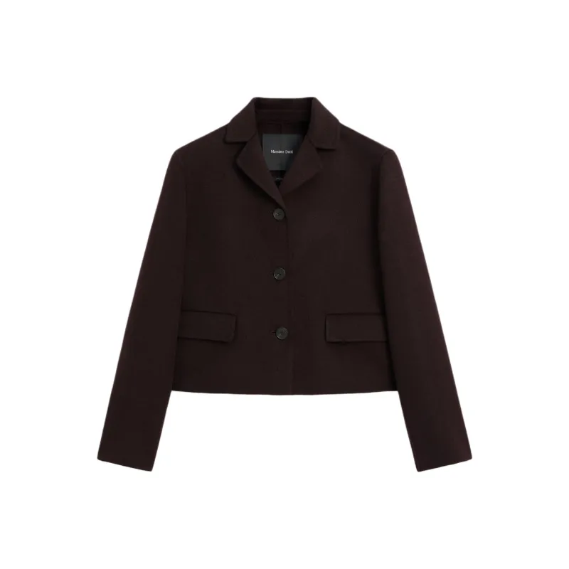 Massimo Dutti Jackets Coats Women's Bordeaux Red-0