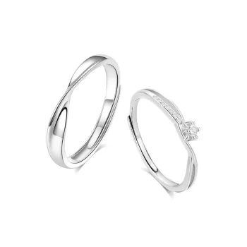 BLANK IN BLANK Sterling Silver Rings Unisex