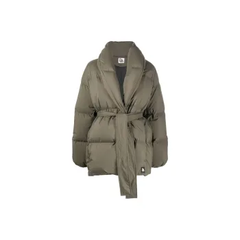 Bacon Belted Quilted Coat