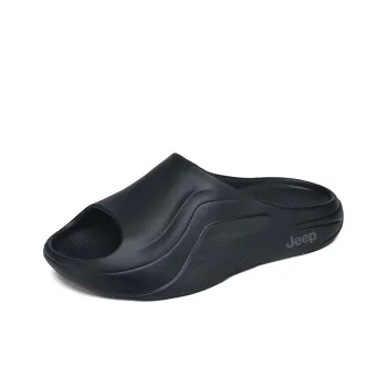 Jeep Slide Slippers Men Black