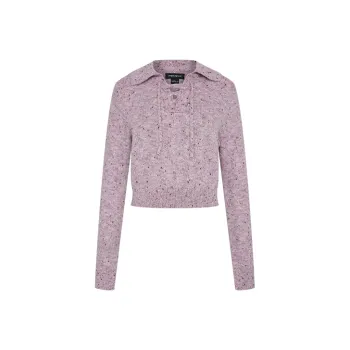 URBAN REVIVO Knitwear Women's Purple Heather Gray