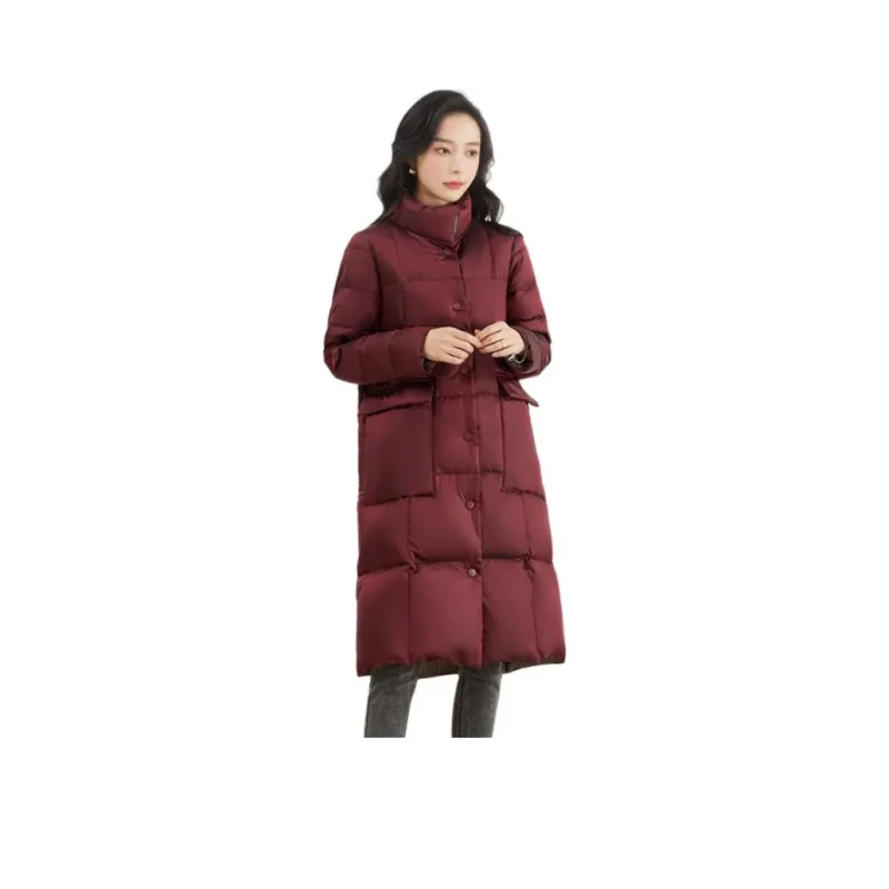 YAYA Down Jacket Women's Burgundy-2