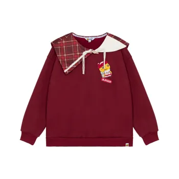 B.Duck Sweatshirt Women's Maroon