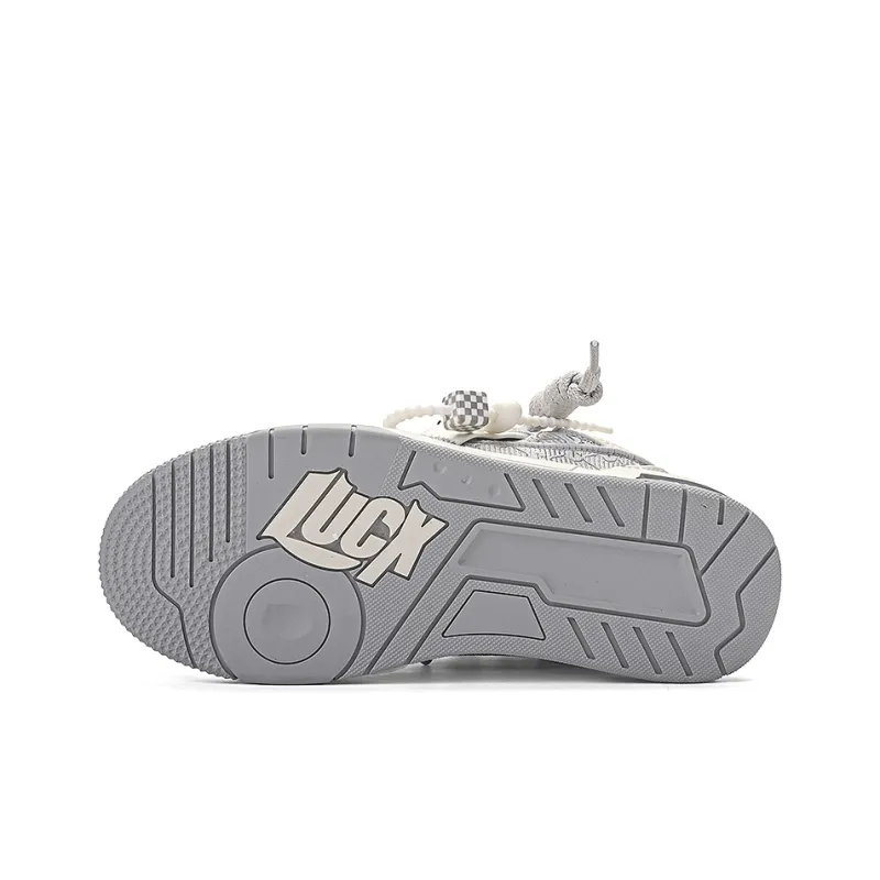 LUCX Cushioned Slip Resistant Abrasion Resistant Low Top Chunky Sneakers Unisex-59