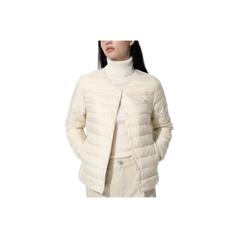 UNIQLO Down Jacket Women's Beige-0